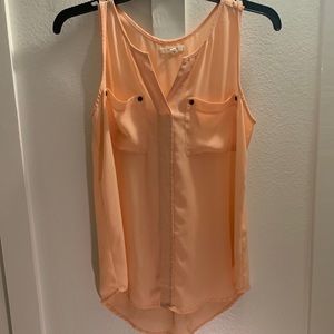 Peach work shirt, business casual